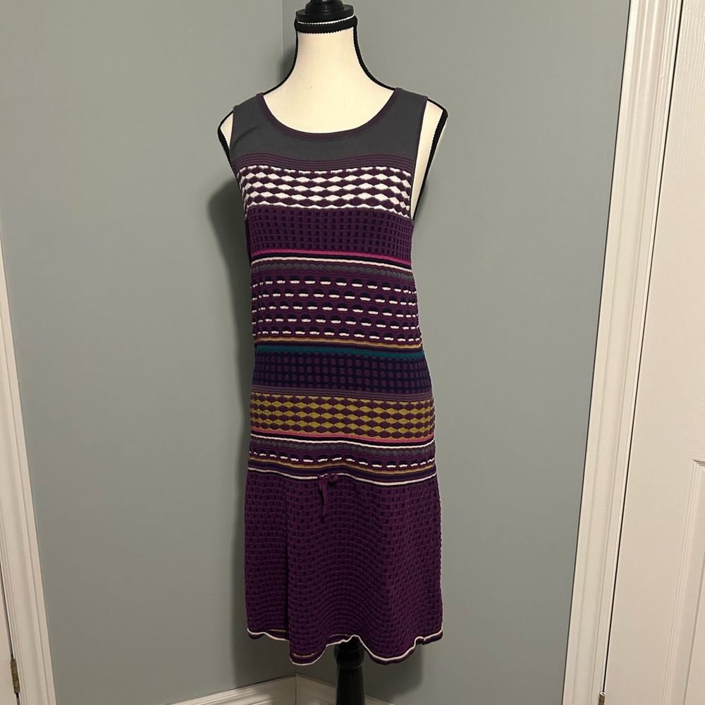 Nine West Knit Sleeveless Dress | Missoni Style Pattern